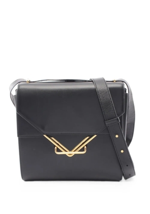 Bottega Veneta Pre-Owned 2010s The Clip leather crossbody bag - Black