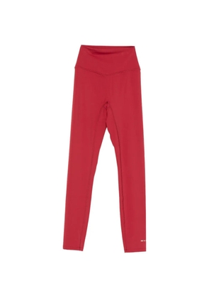 P.E Nation logo-print leggings - Red