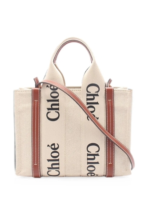 Chloé Pre-Owned 2010s small Woody two-way handbag - Neutrals