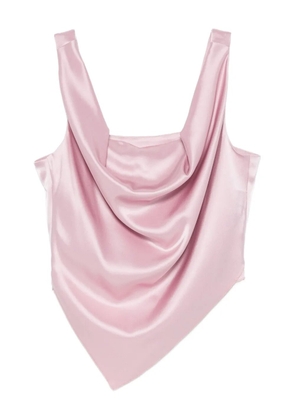 Nanushka cowl-neck top - Pink