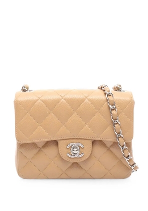 CHANEL Pre-Owned 2003-2004 mini Matelassé shoulder bag - Neutrals