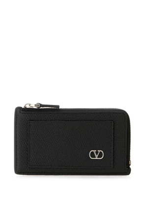 Valentino Garavani VLogo leather coin purse - Black