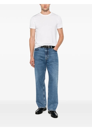 Jeordie's crew-neck short-sleeve cotton T-shirt - White