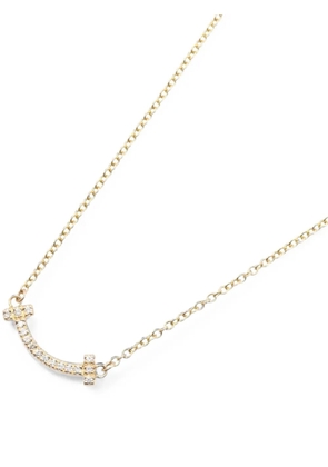 Tiffany & Co Eyewear 10s T Smile diamond necklace - Gold