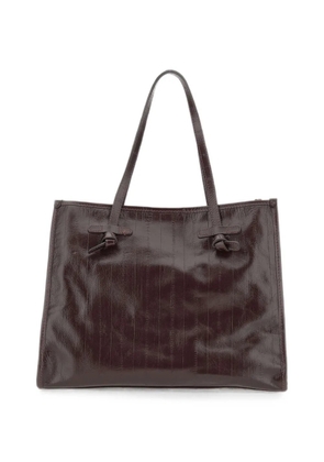 MARCELLA CLUB Marcella glossy shoulder bag - Red