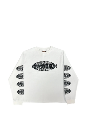 Bottega Desires Anarchy Thermal reconstructed thermal T-shirt - White