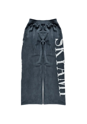 77 Studios Skyami rhinestone track pants - Blue