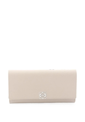 Loewe Pre-Owned 2020s Anagram bi-fold wallet - Neutrals