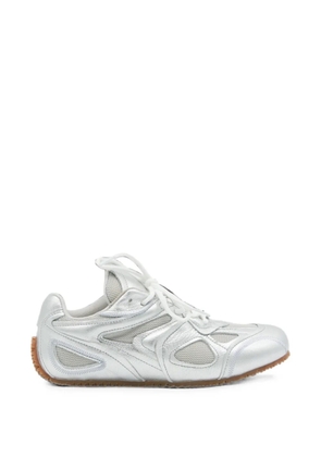 Axel Arigato metallic-effect panelled sneakers - Silver