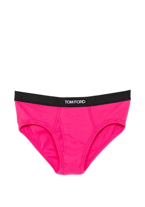 TOM FORD logo-waistband briefs - Pink