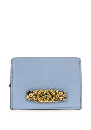Gucci Pre-Owned 1990-2000s Double G snake-print wallet - Blue
