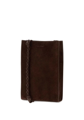 Jil Sander Tangle suede shoulder bag - Brown