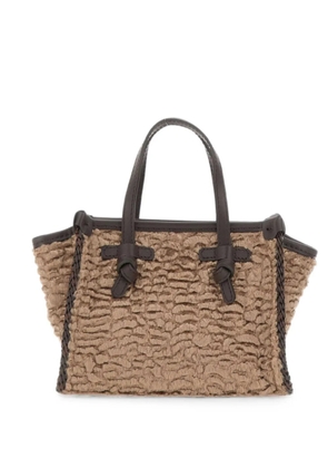GIANNI CHIARINI Miss Marcella textured tote bag - Neutrals