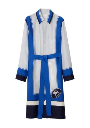 Burberry silk shirt dress - White