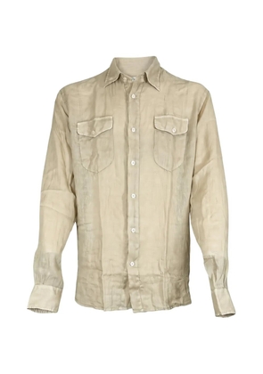 Altea flap-pocket shirt - Neutrals
