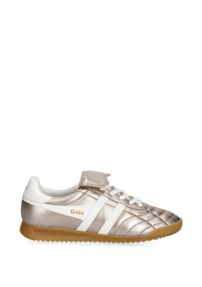 Gola Stadium '86 quilted metallic sneakers - Gold