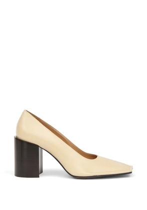 Maison Margiela 85mm leather heeled pumps - Neutrals