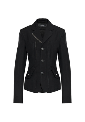 DSQUARED2 multi-pocket wool blazer - Black