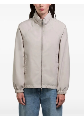 Moorer Cylia detachable-hood bomber jacket - Neutrals