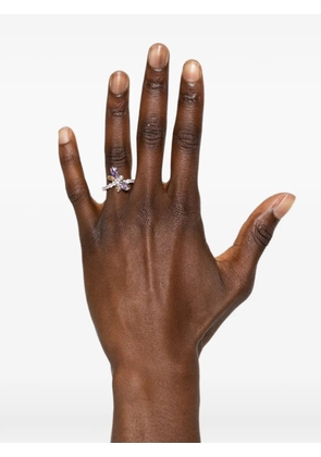 Swarovski x Ariana Grande crystal-embellished motif ring - Silver