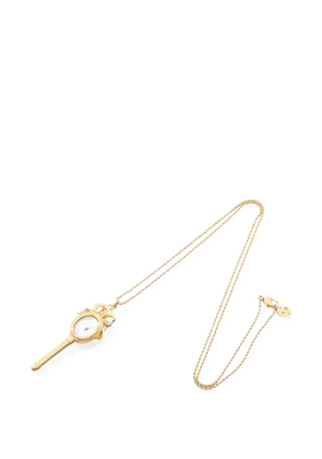 Christian Dior Pre-Owned 2010s Mirror Motif necklace - Gold
