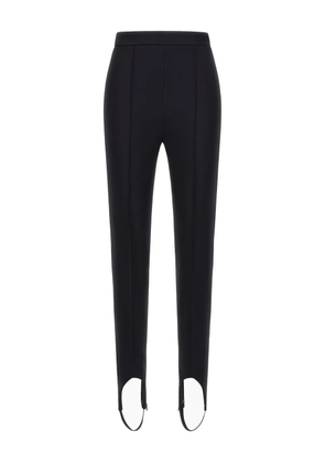 Roberto Cavalli stirrup-detail wool trousers - Black
