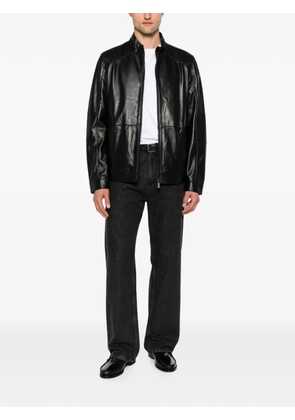 SERGIO MORETTI FIRENZE leather jacket - Black