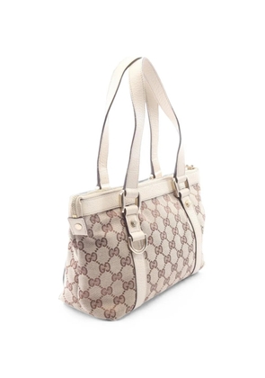 Gucci Pre-Owned 00s Abby GG-canvas tote bag - Neutrals
