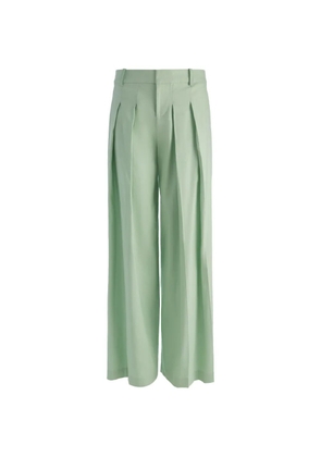 alice + olivia Blaire pleated trousers - Green