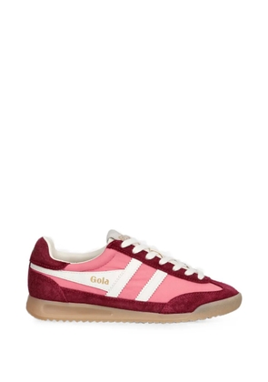 Gola Firefly suede-panelled sneakers - Pink
