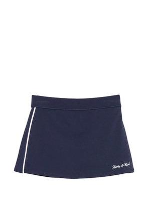 Sporty & Rich Signature Logo Court logo-print performance skirt - Blue