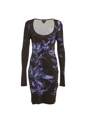 Just Cavalli Vintage floral-print dress - Black