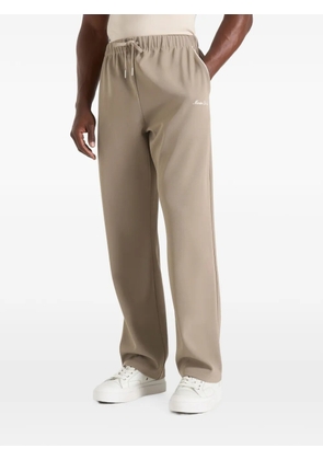 Manière De Voir Signature piped track pants - taupe - Neutrals