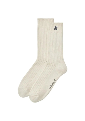 Undercover ribbed-knit socks - Neutrals