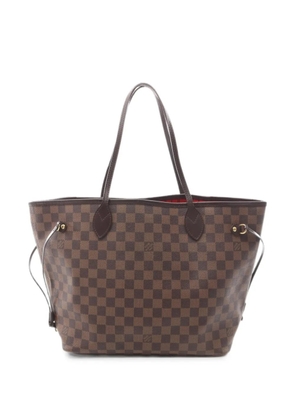 Louis Vuitton Pre-Owned 2012 Damier Ebene Neverfull MM tote bag - Brown