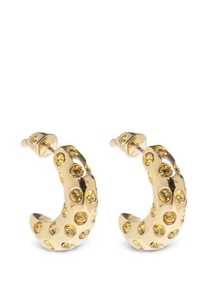 Kate Spade banana crystal-embellished earrings - Gold