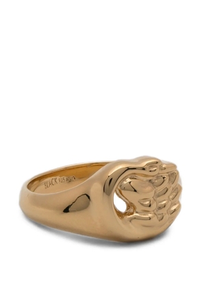 Maria Black Swan Mini signet ring - Gold