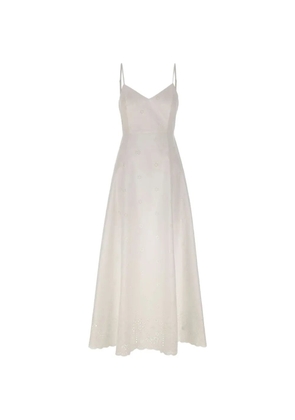 MC2 Saint Barth Guadalupe Sangallo lace-embroidered maxi dress - White