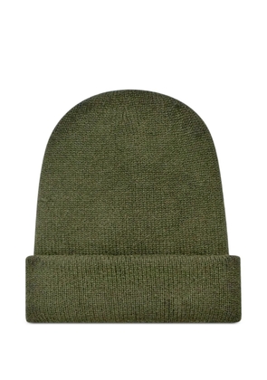 Another Tomorrow recycled cashmere beanie hat - Green