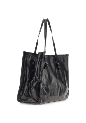 MARCELLA CLUB Marcella glossy shoulder bag - Black