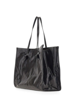 MARCELLA CLUB Marcella glossy shoulder bag - Black