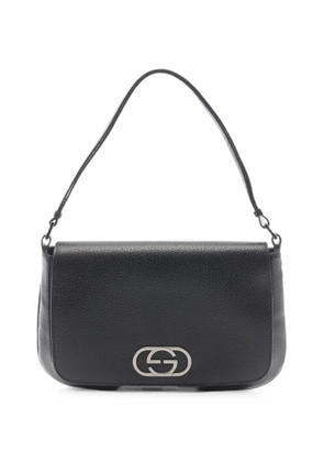 Gucci Pre-Owned 2010s Interlocking G shoulder bag - Black