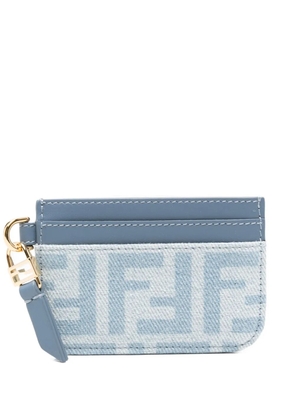 FENDI FF-motif card holder - Blue