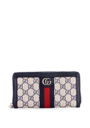 Gucci Pre-Owned Ophidia Zip Around Wallet GG Coated Canvas small wallets - Blue