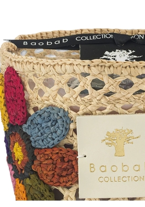 Baobab Collection Girasol hand-braided raffia candle - Neutrals