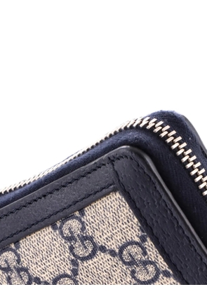 Gucci Pre-Owned Ophidia Zip Around Wallet GG Coated Canvas small wallets - Blue