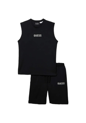 GUESS USA logo-print pajamas - Black