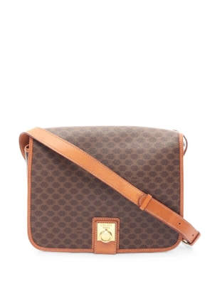 Celine Pre-Owned 2000s Macadam shoulder bag - Brown