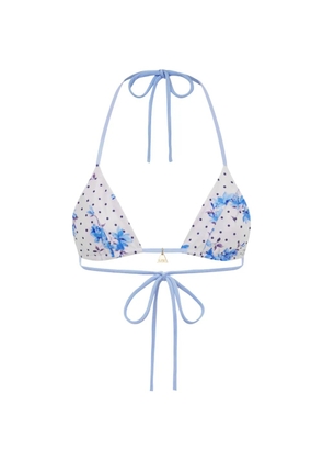FAE SWIM Honey bikini top - White