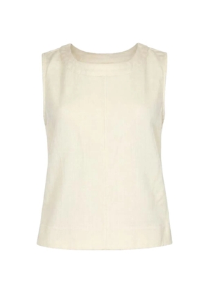 Soeur sleeveless round-neck top - Neutrals